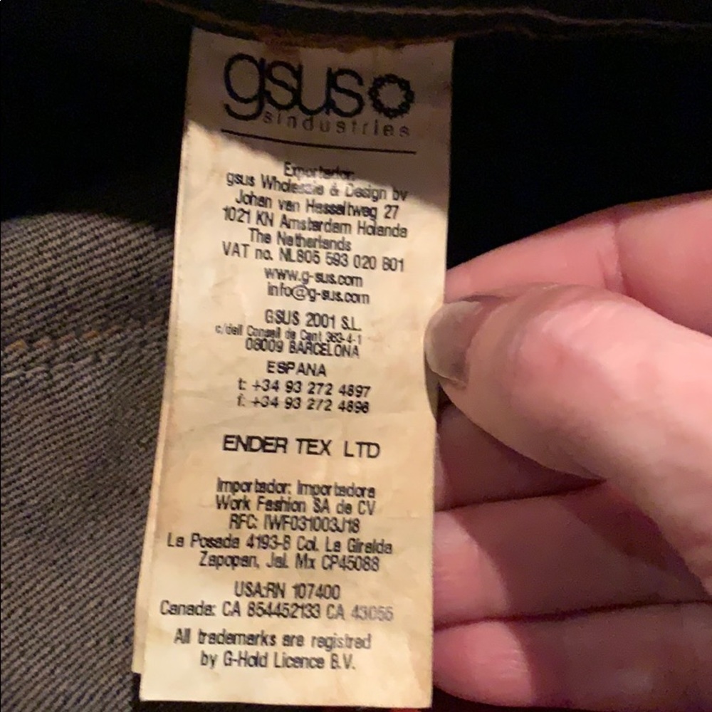 G-SUS SINDUSTRIES JEANS - Picture 4 of 4